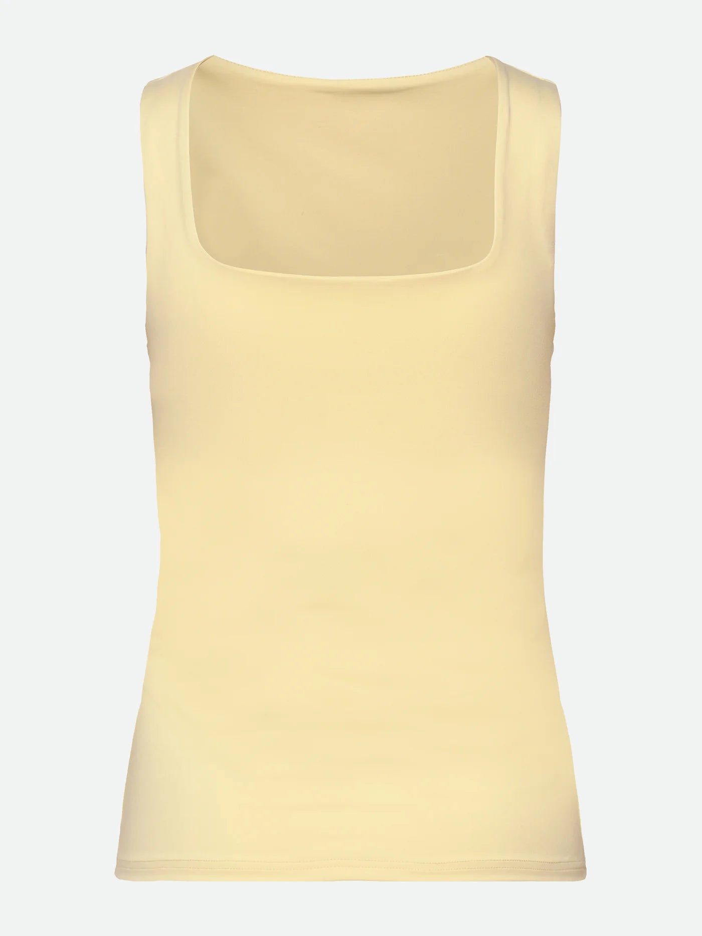 Billie Square Neck Tank - Yellow