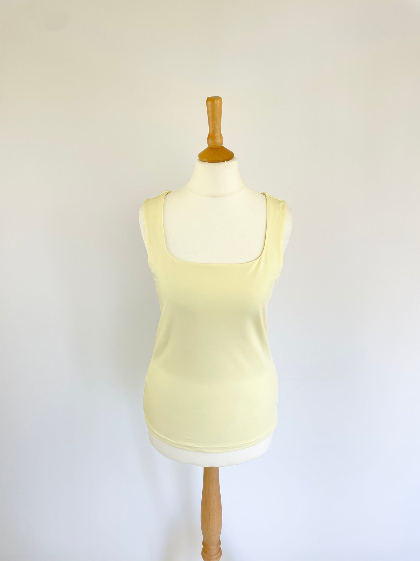 Billie Square Neck Tank - Yellow