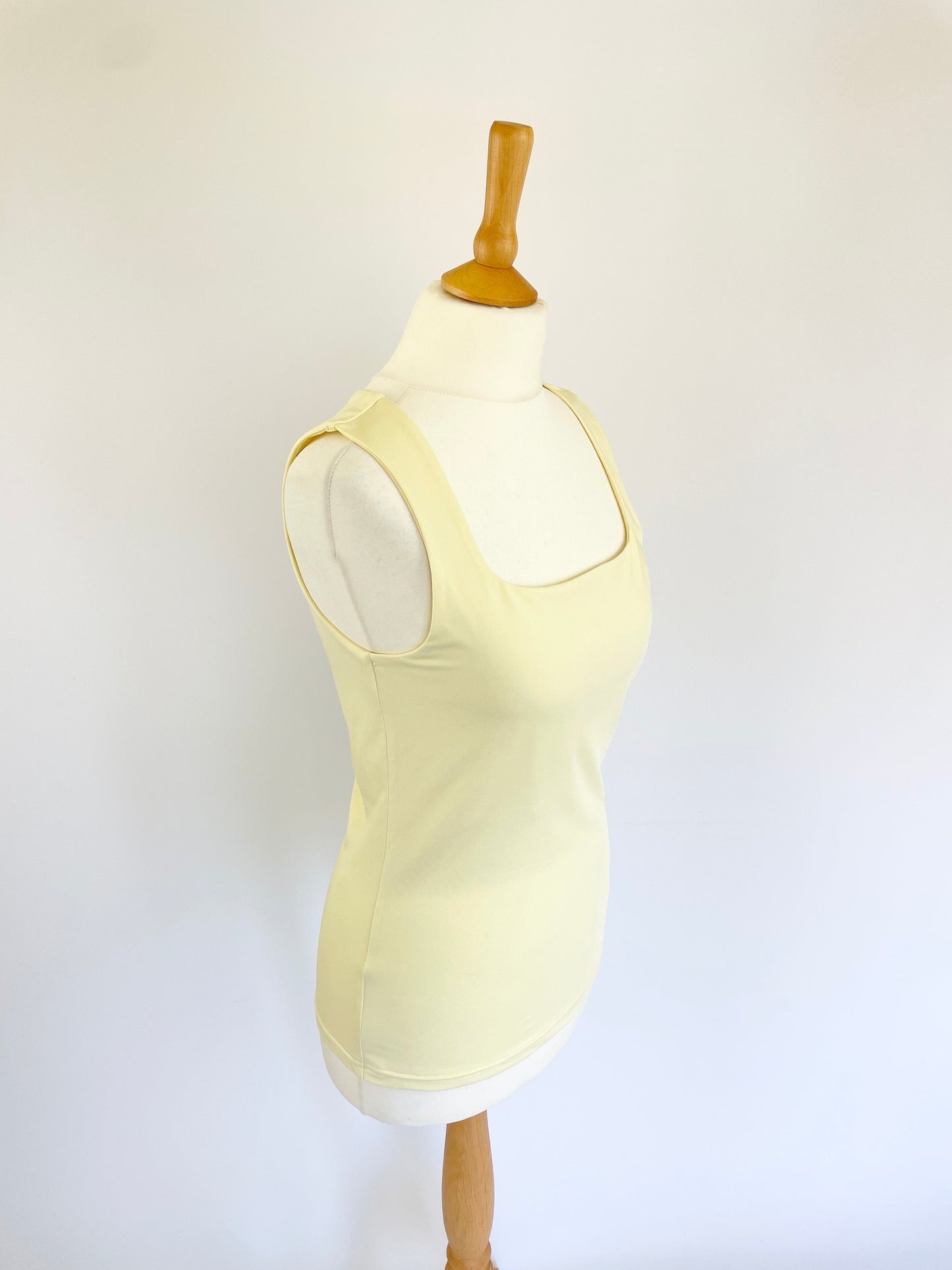Billie Square Neck Tank - Yellow