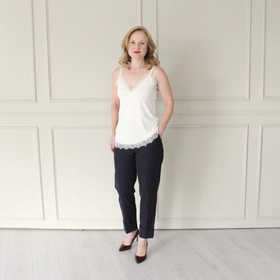 Cami with Lace Accents