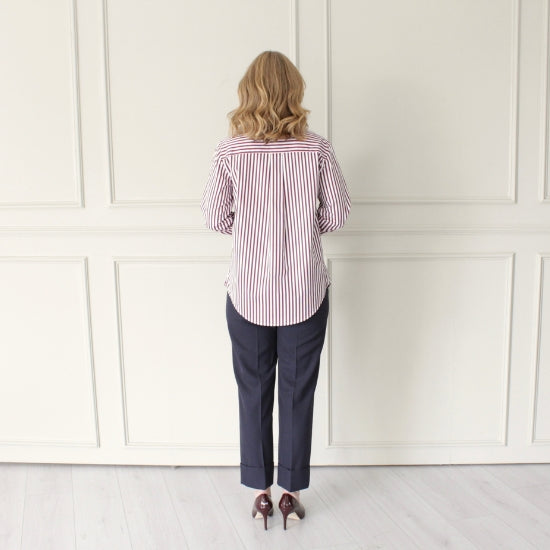 Clarisse Striped Poplin Shirt