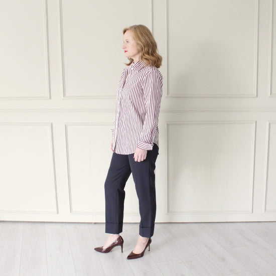 Clarisse Striped Poplin Shirt