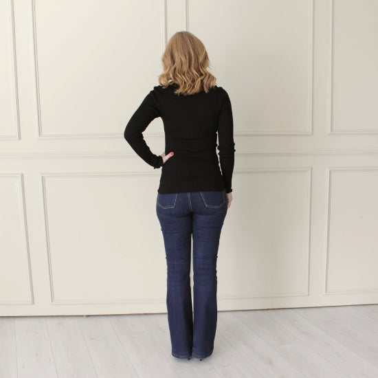 Long Sleeve Top with Lace Detail