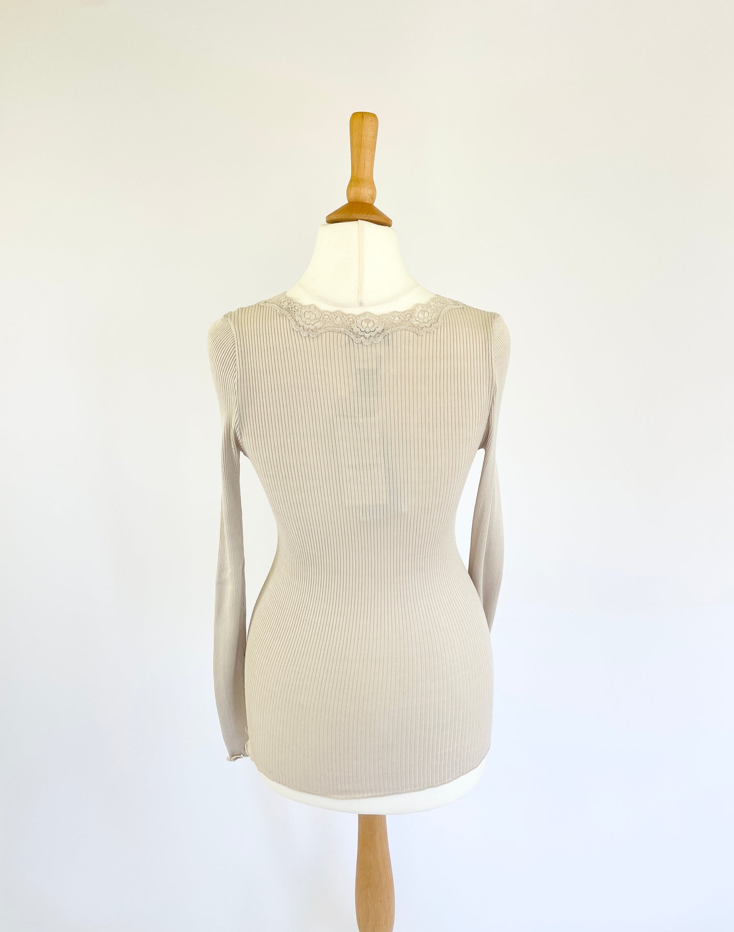 Long Sleeve Top with Lace Detail
