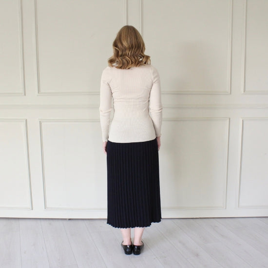Long Sleeve Top with Lace Detail