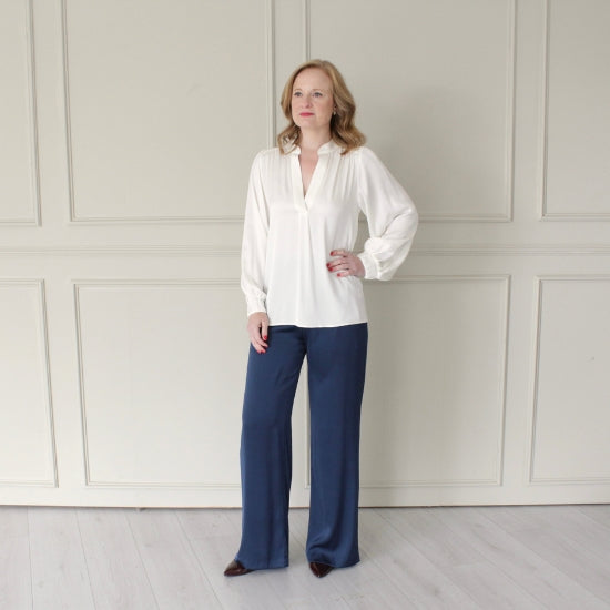 Madras Silk Blouse