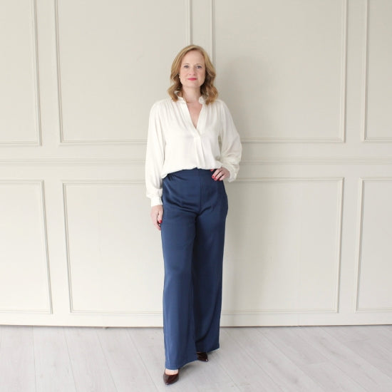 Madras Silk Blouse
