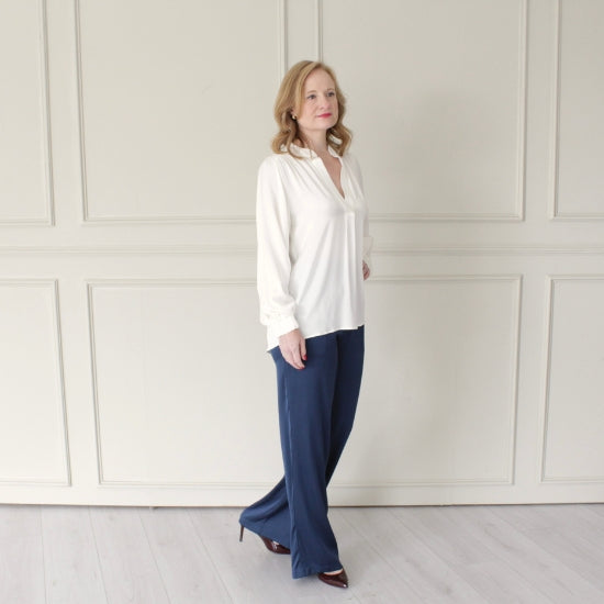 Madras Silk Blouse