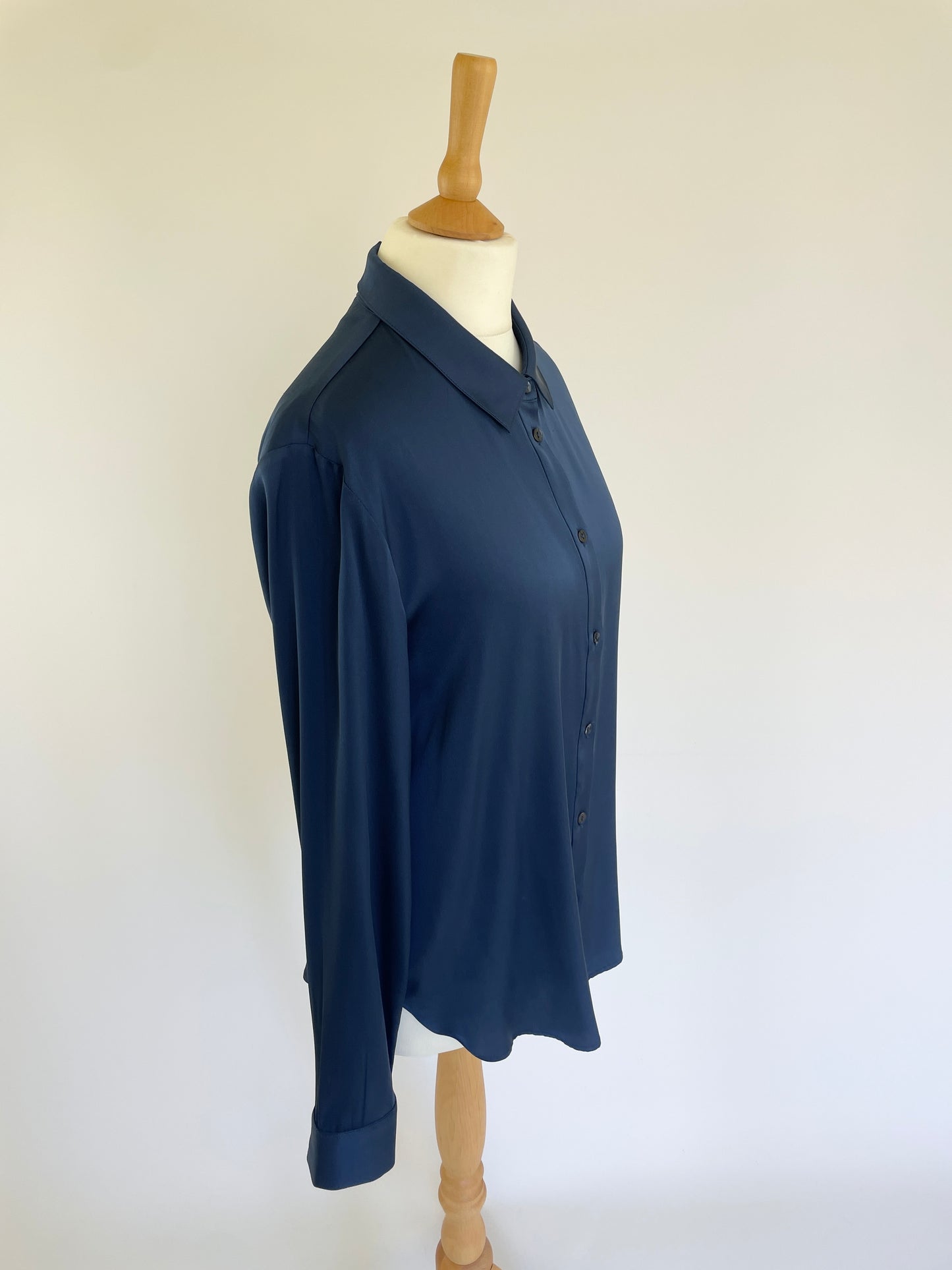 Monte Carlo Silk Shirt - Navy