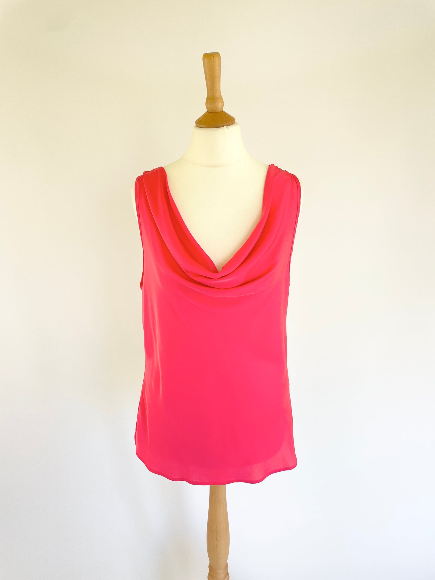 Paris Cowl Neck Silk Top