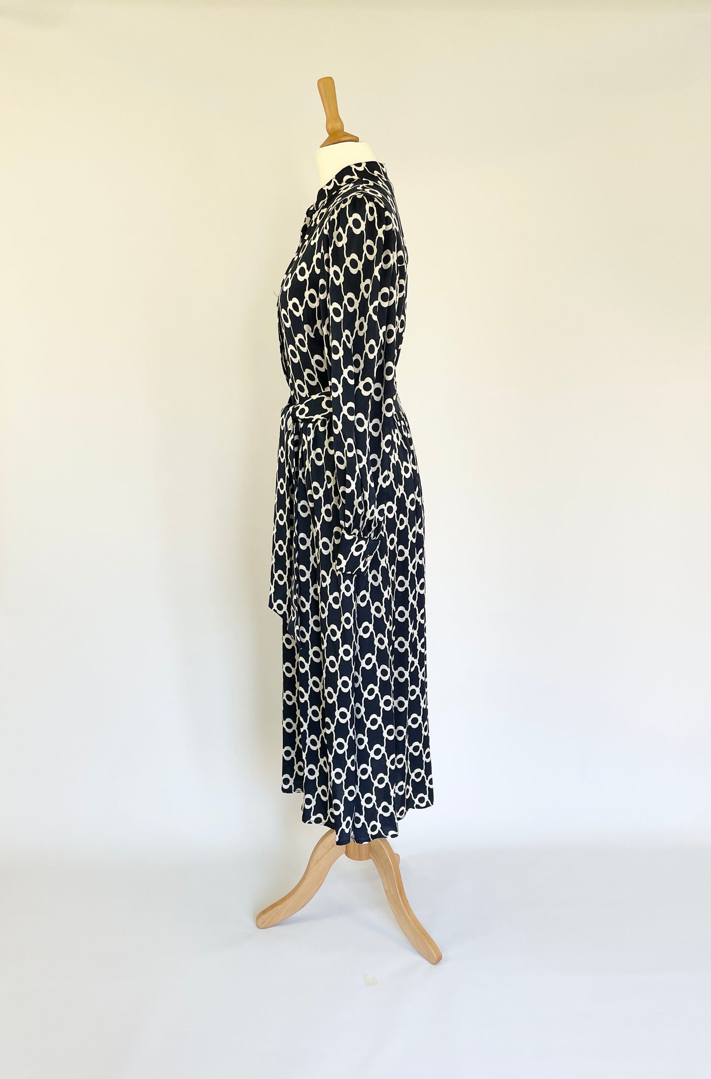Rivoltina Flower Print Shirt Dress