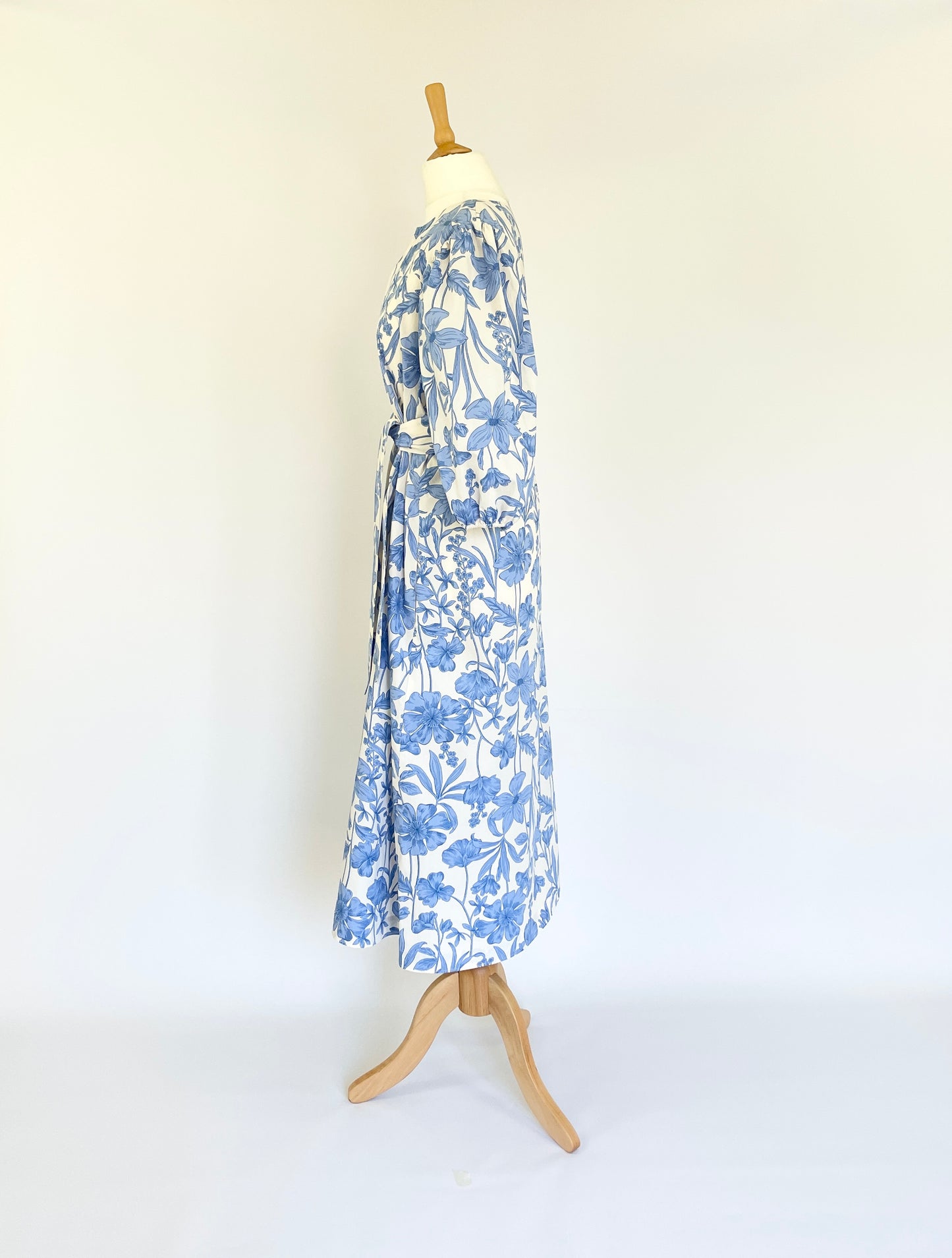 Rochella Blue Floral Print Dress