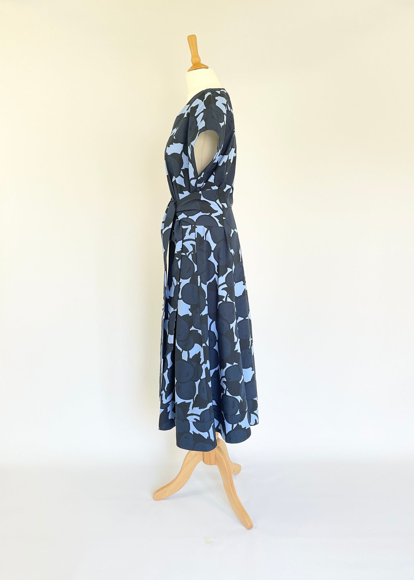 Rosia Blue "Cherries" Print Dress