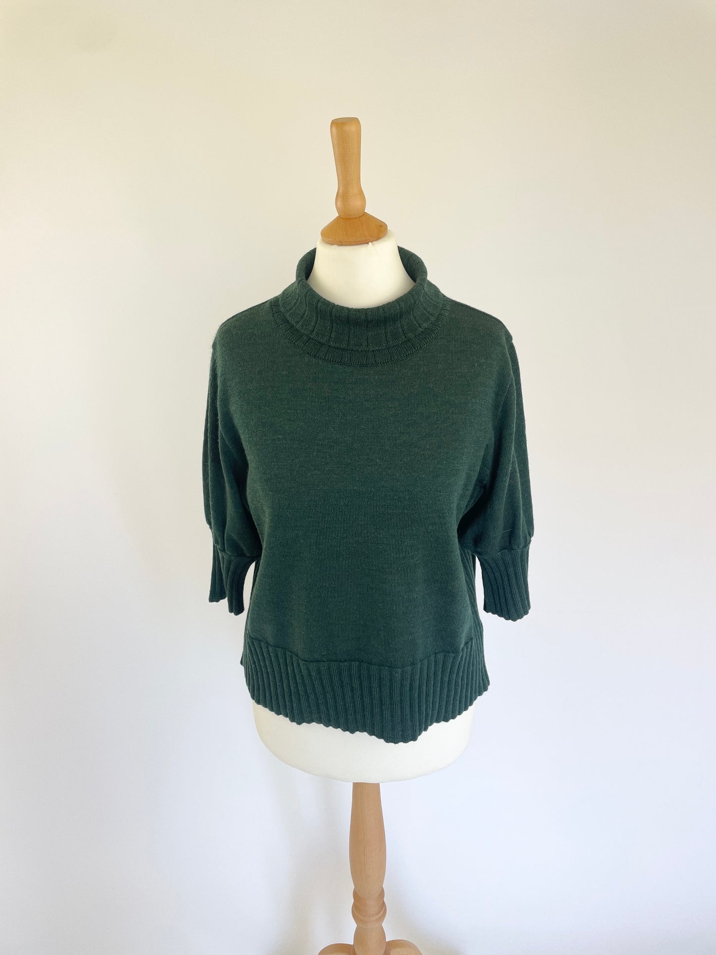 Short Sleeve Turtleneck Jumper