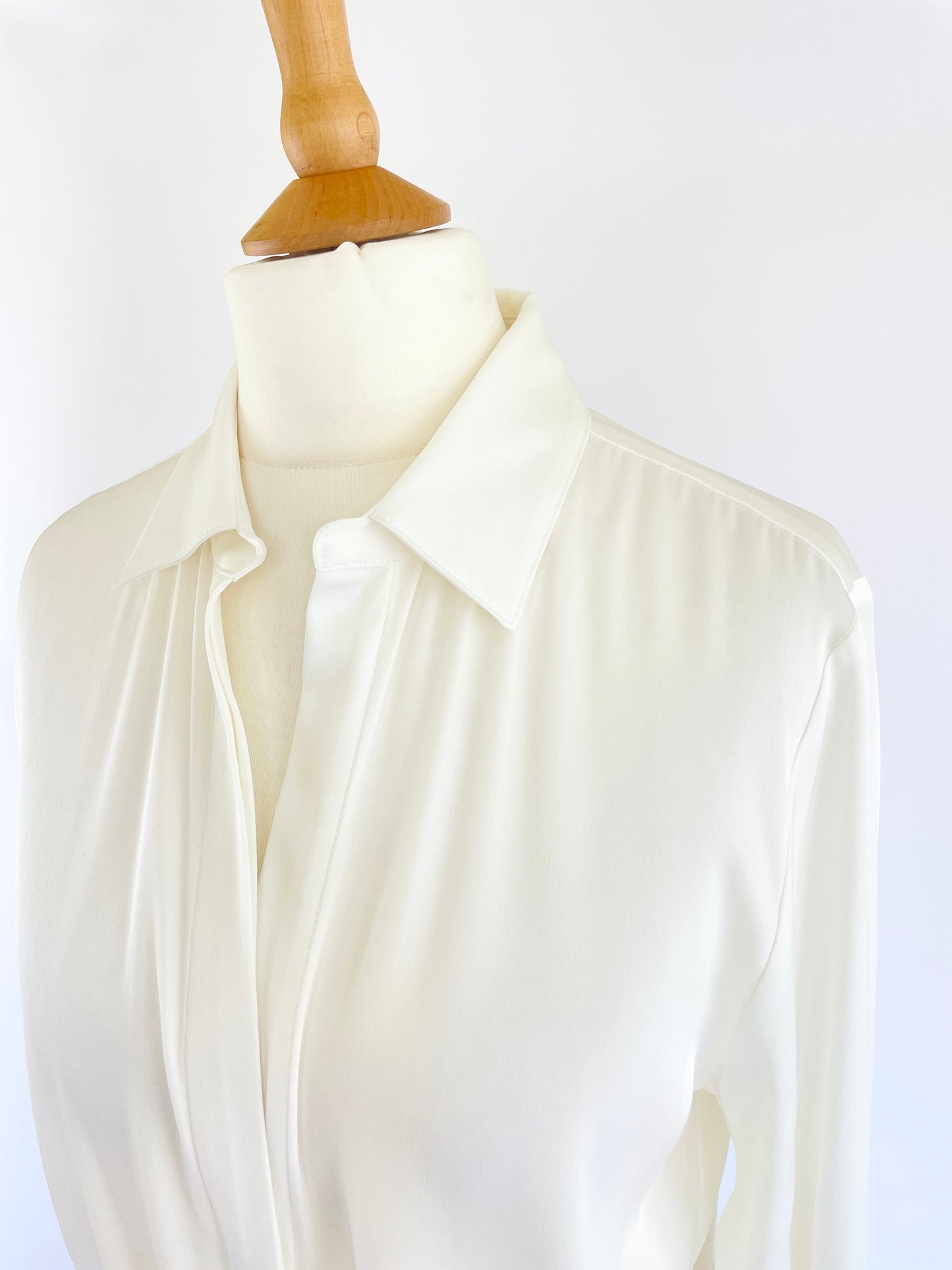 Thai Silk Shirt - White