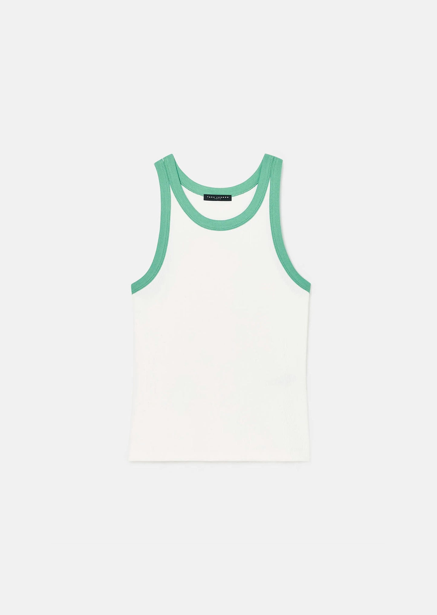 Trish Ribbed Vest Top - Green