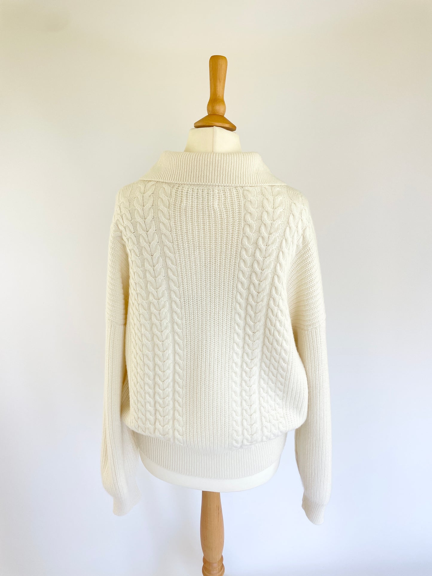 Cashmere Mix Cable Cardigan