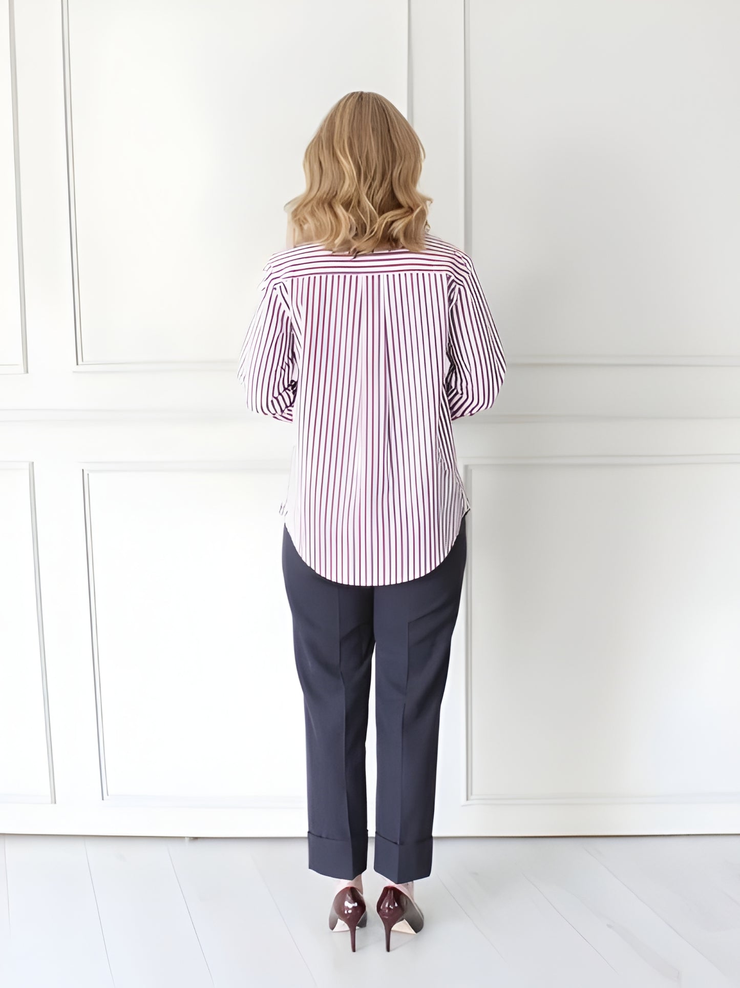 Clarisse Striped Poplin Shirt