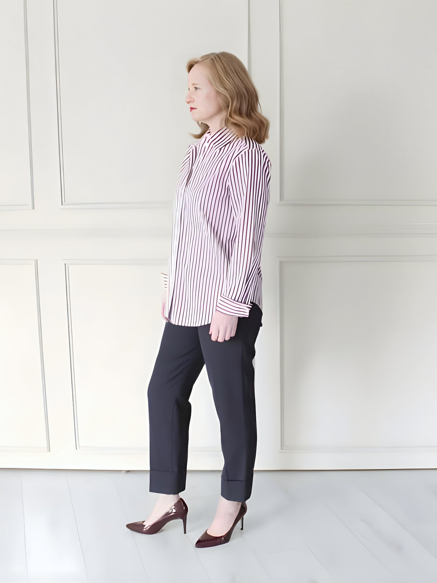 Clarisse Striped Poplin Shirt