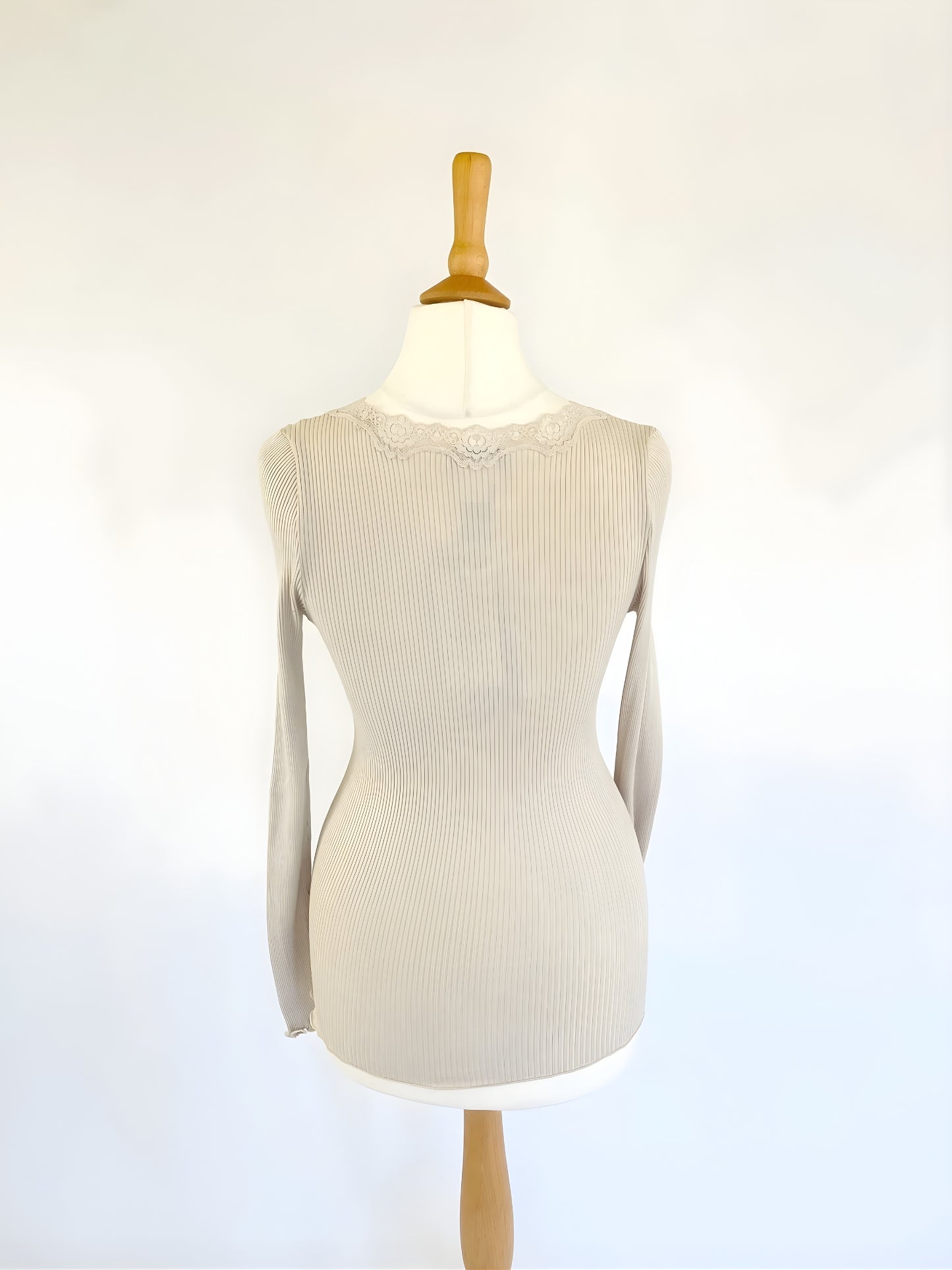 Long Sleeve Top with Lace Detail