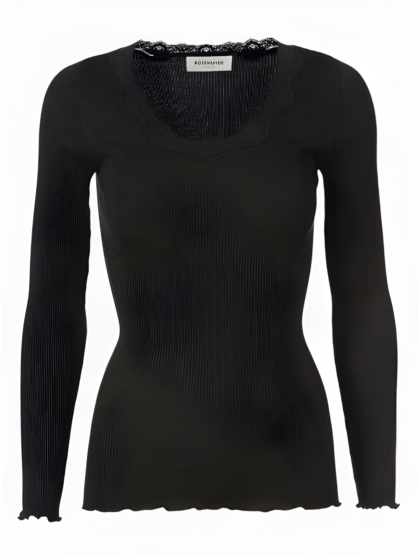 Long Sleeve Top with Lace Detail