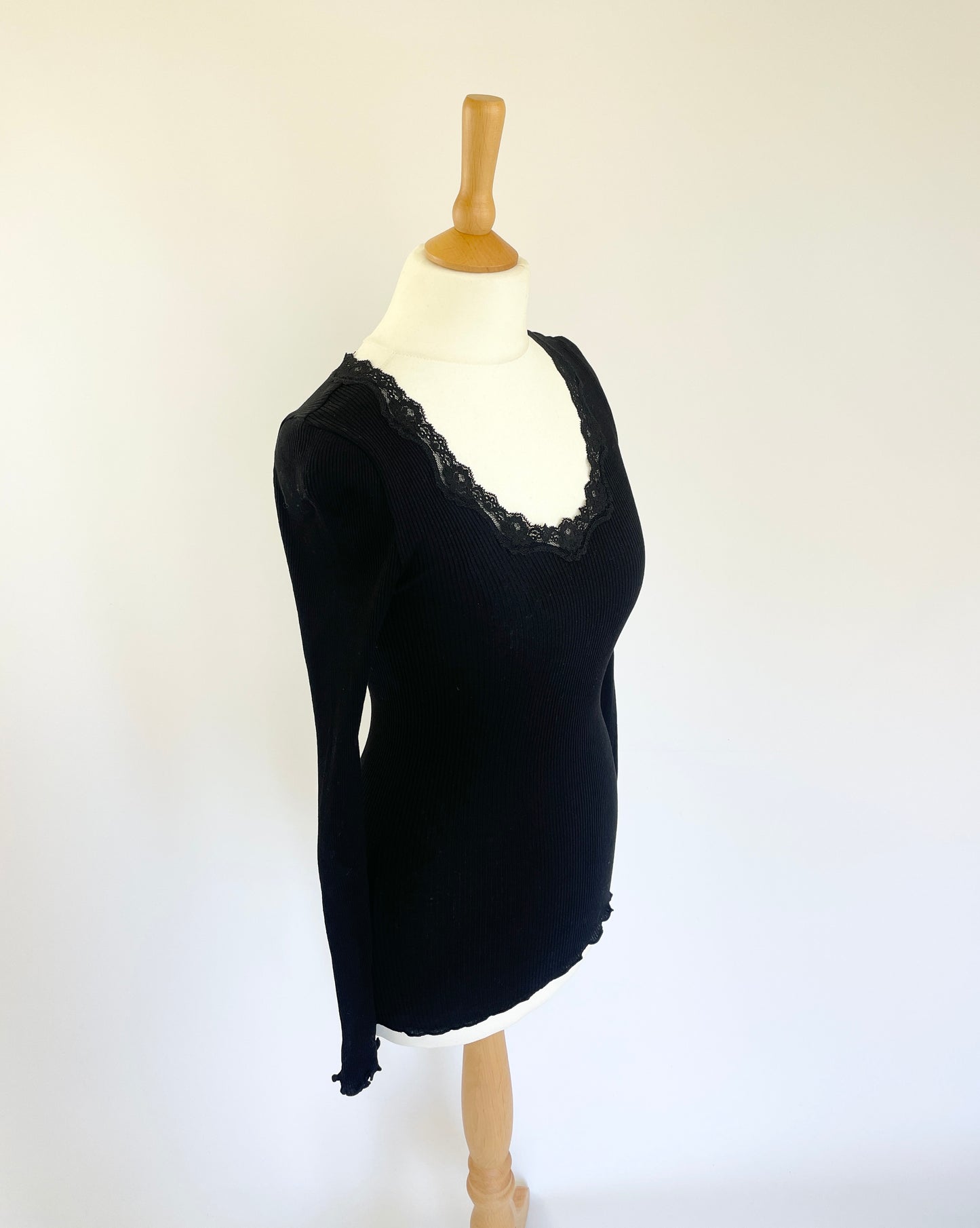 Long Sleeve Top with Lace Detail