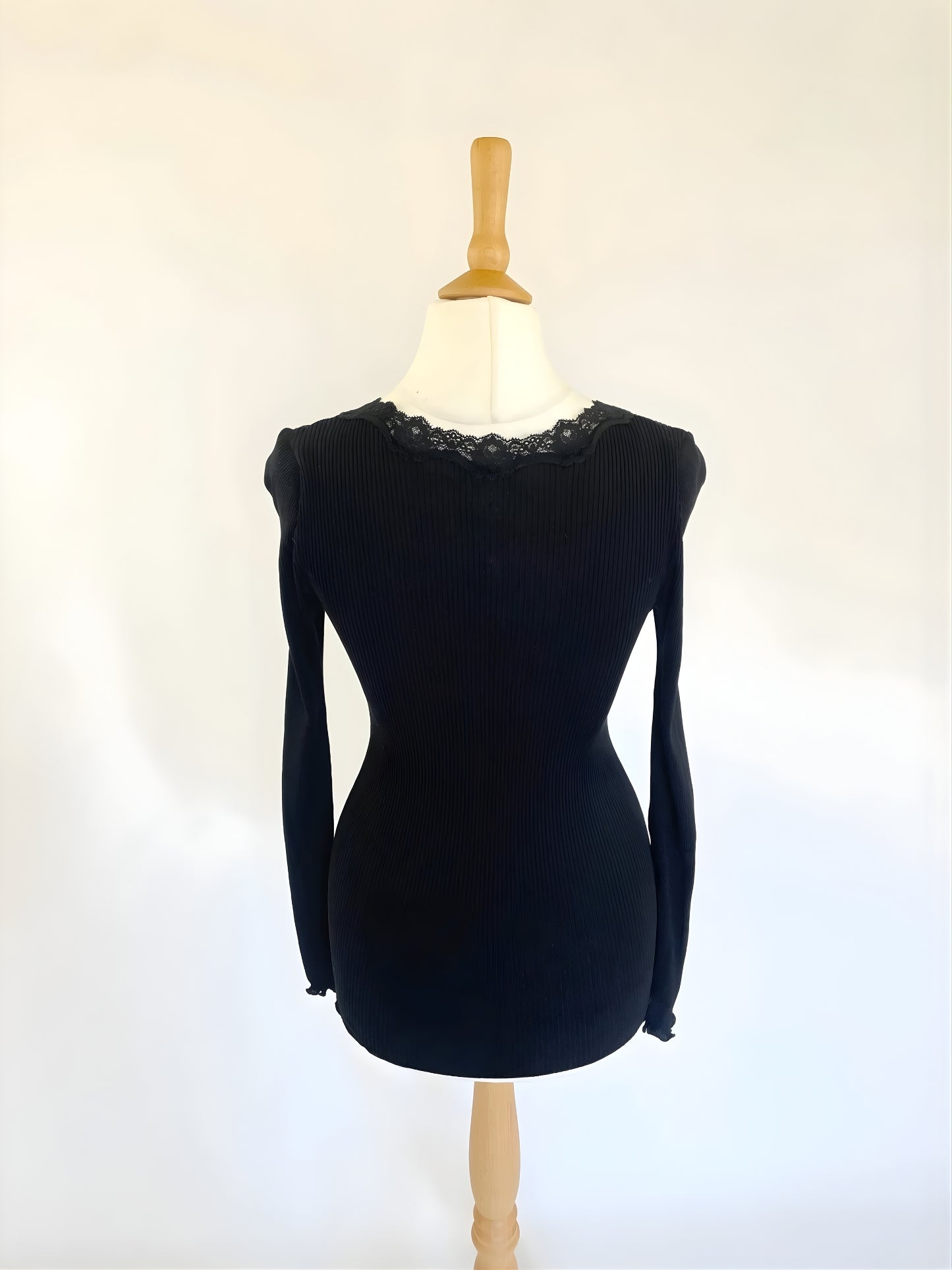 Long Sleeve Top with Lace Detail