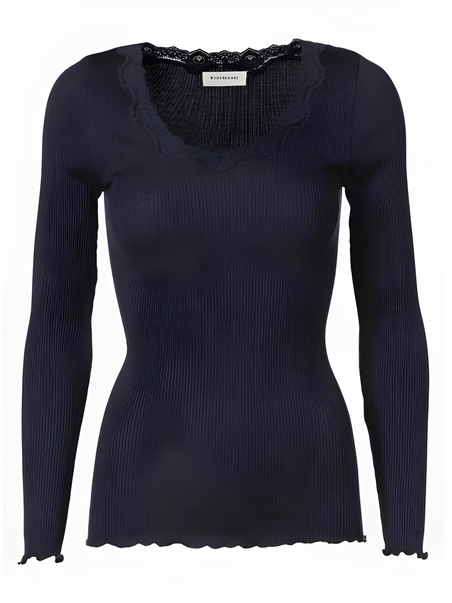 Long Sleeve Top with Lace Detail