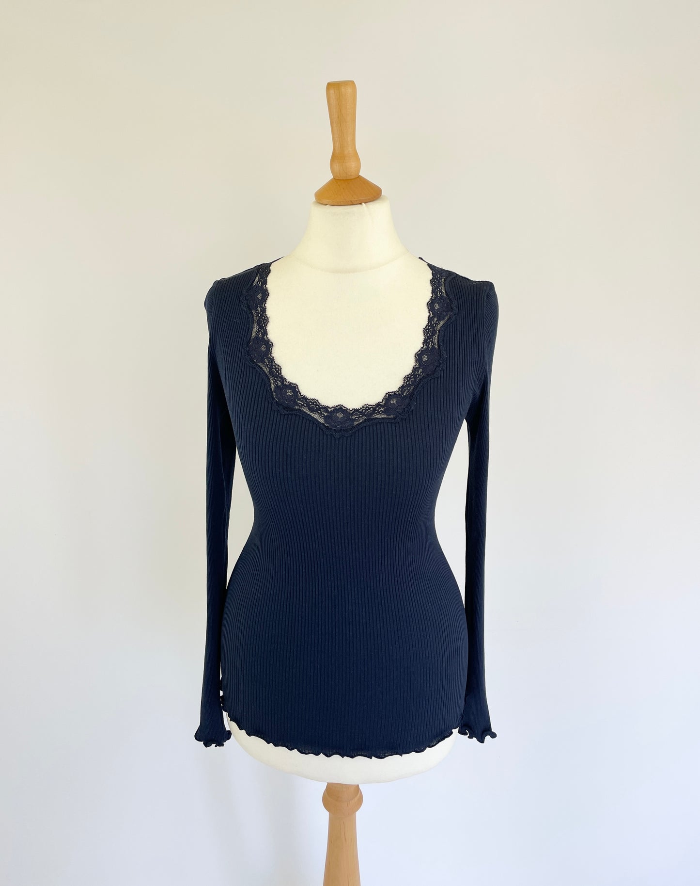 Long Sleeve Top with Lace Detail