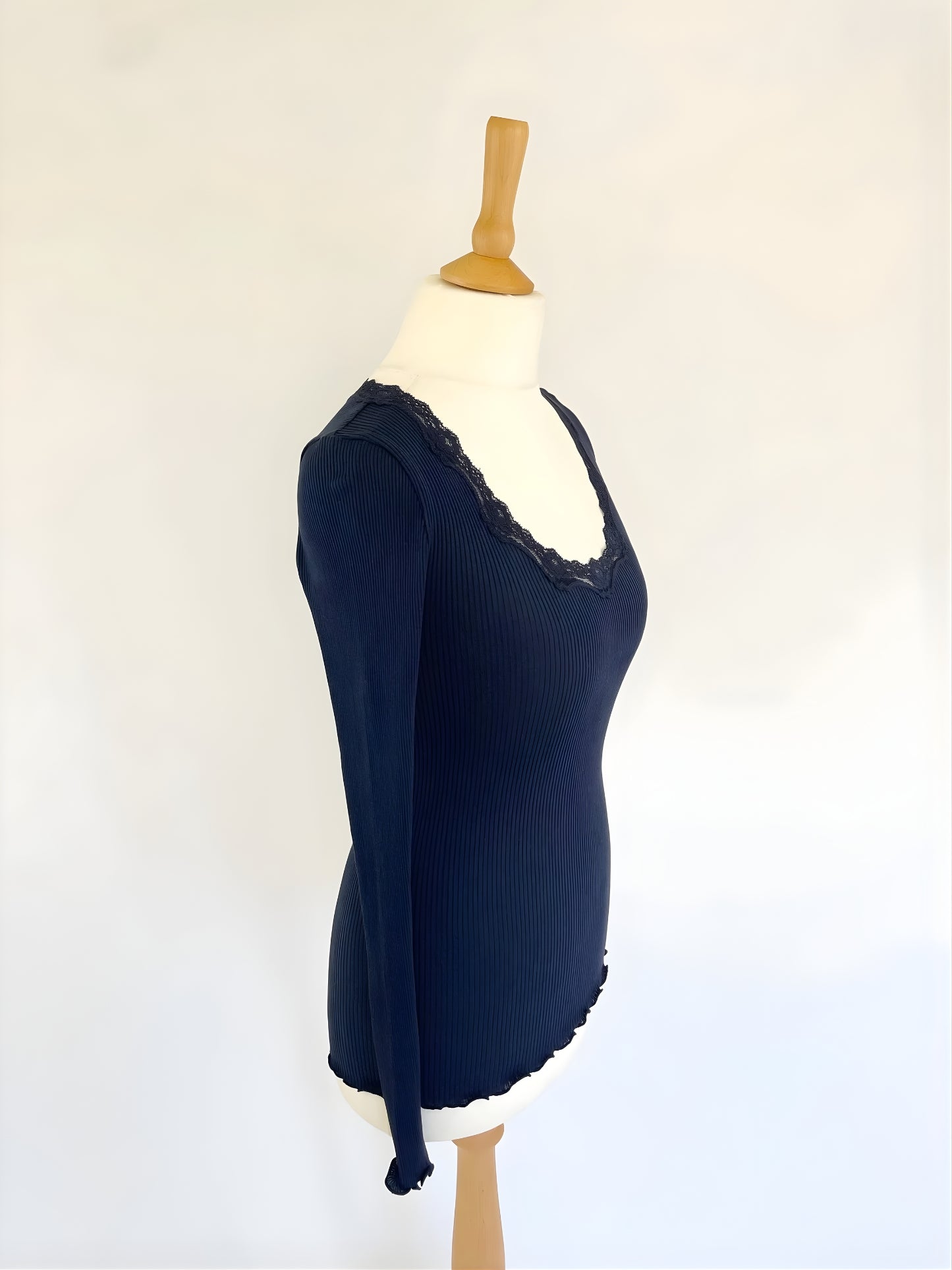 Long Sleeve Top with Lace Detail