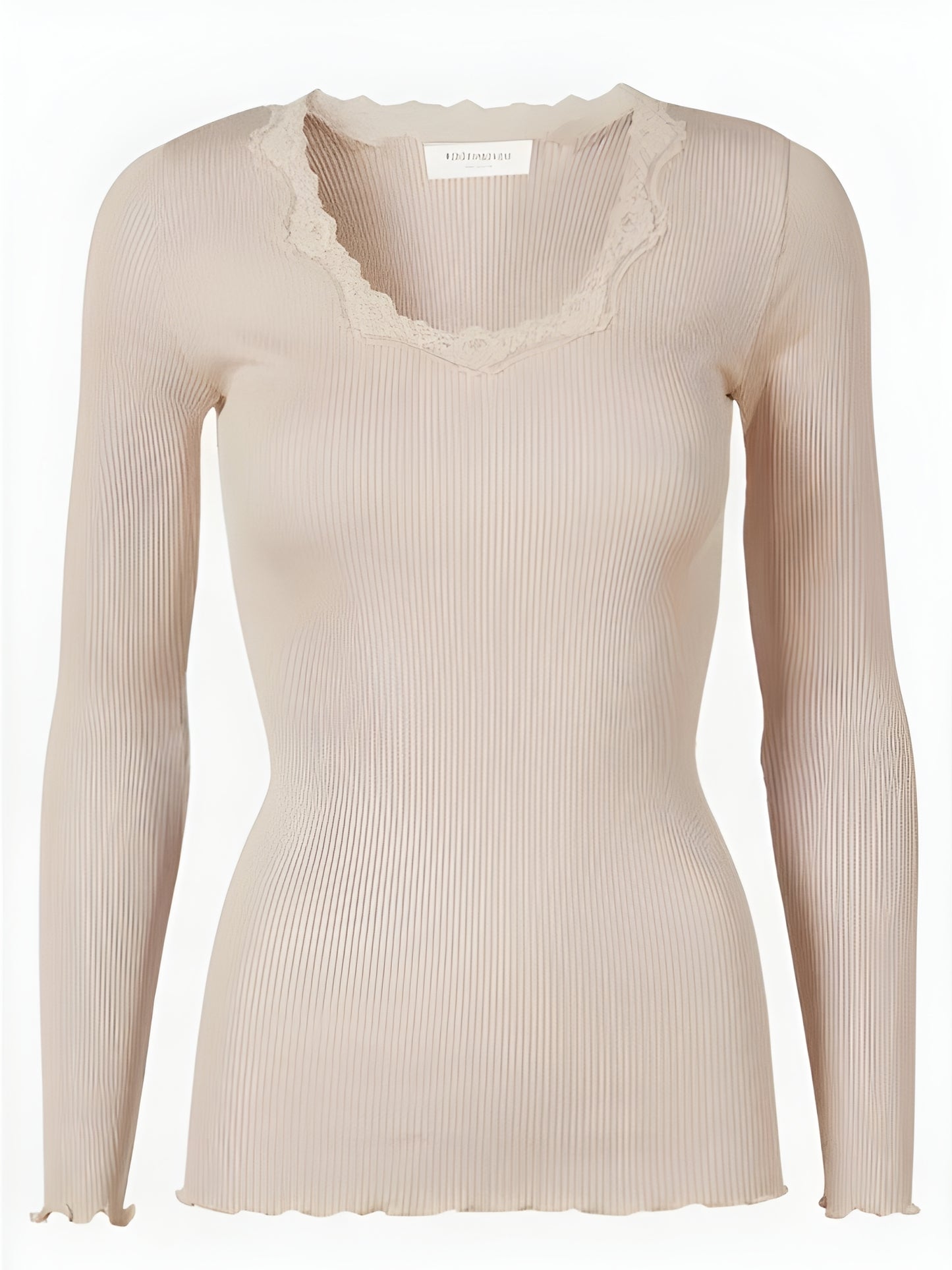 Long Sleeve Top with Lace Detail