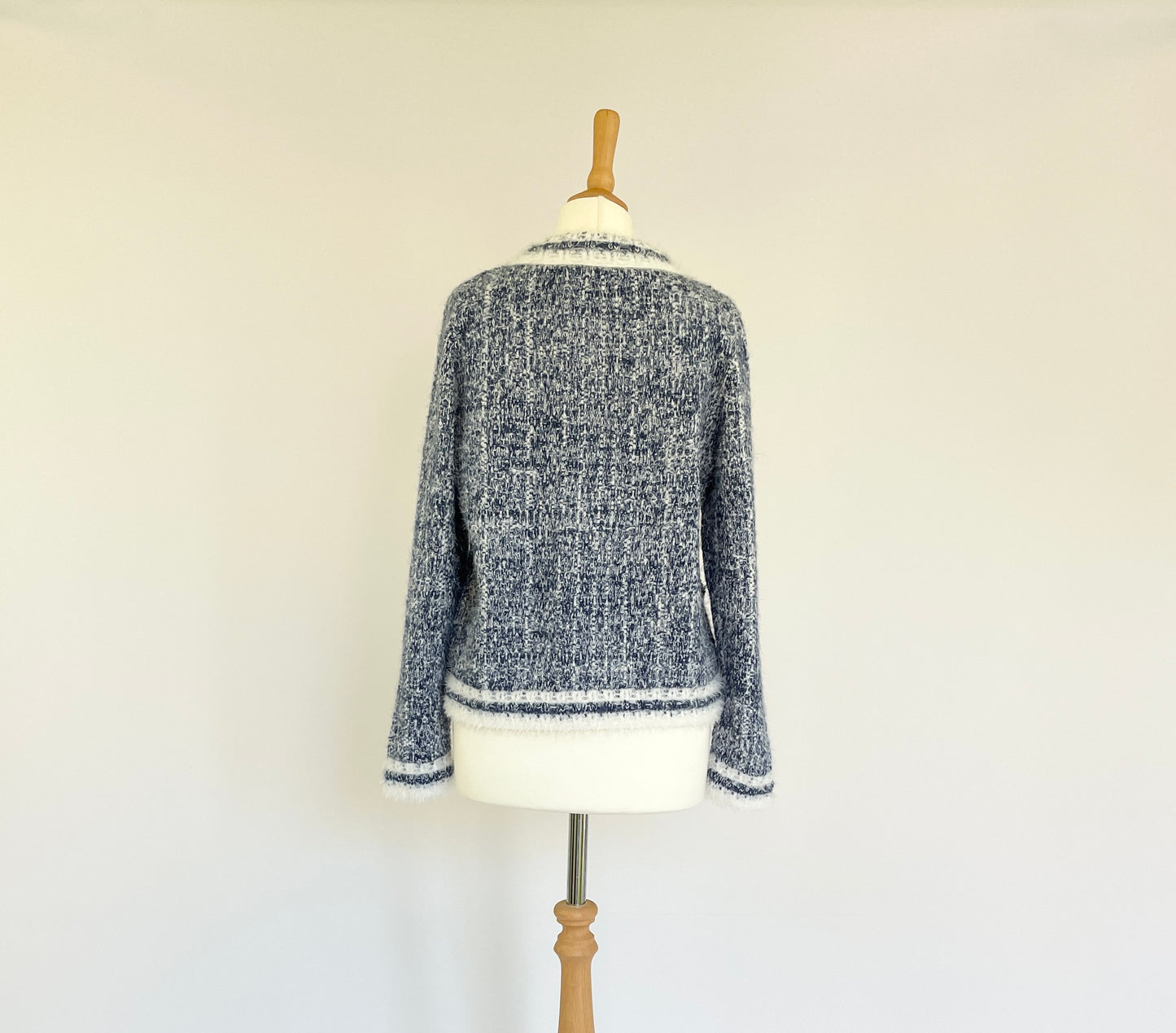 Blue Cropped Jacket