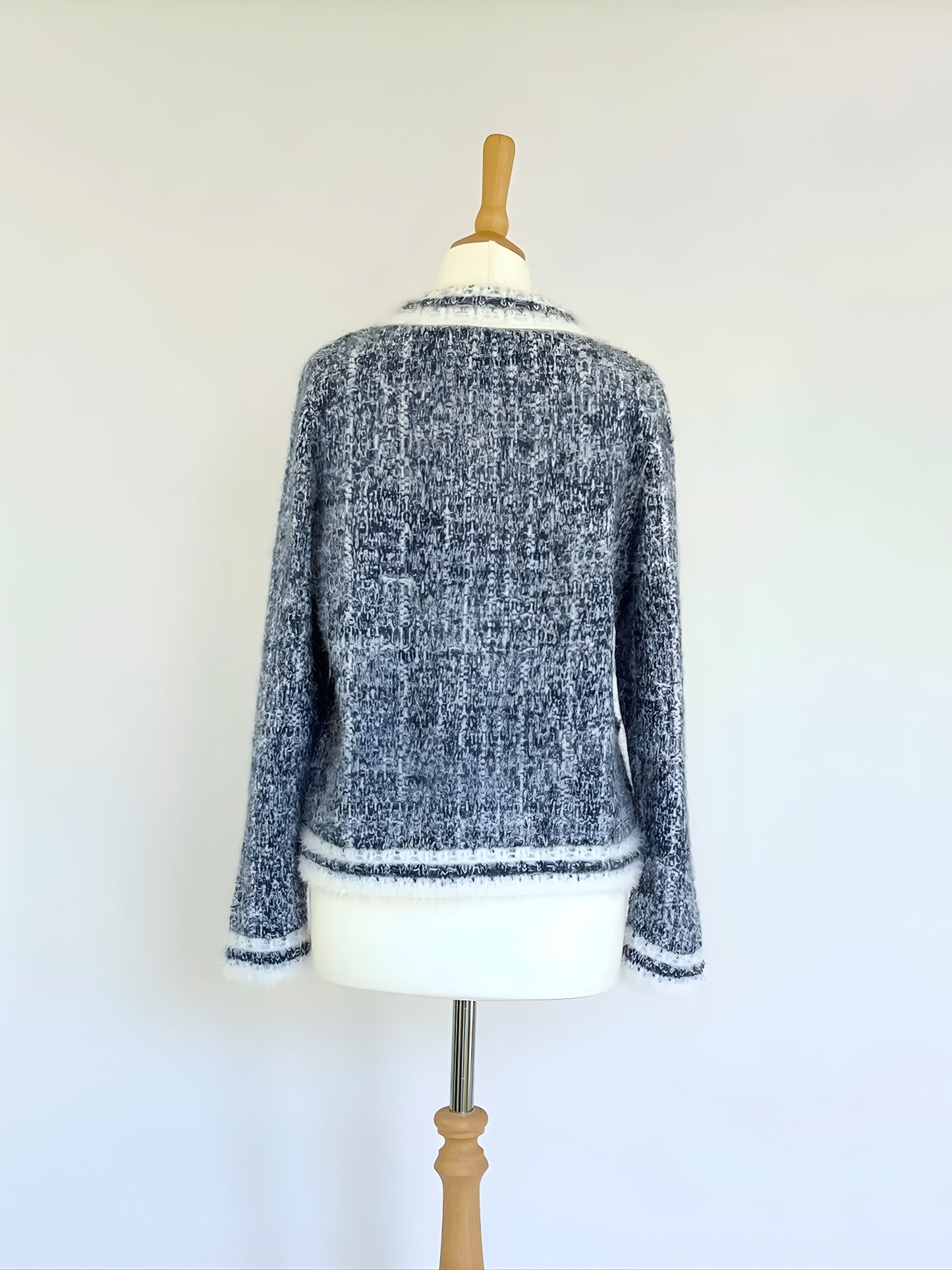 Blue Cropped Jacket