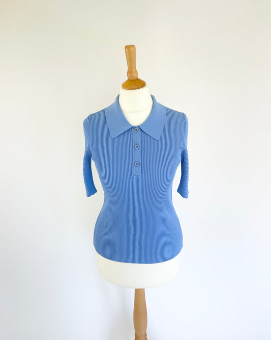 Paloma Fine Knit Sweater - Blue
