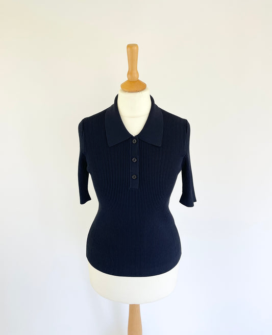 Paloma Fine Knit Sweater - Midnight Blue