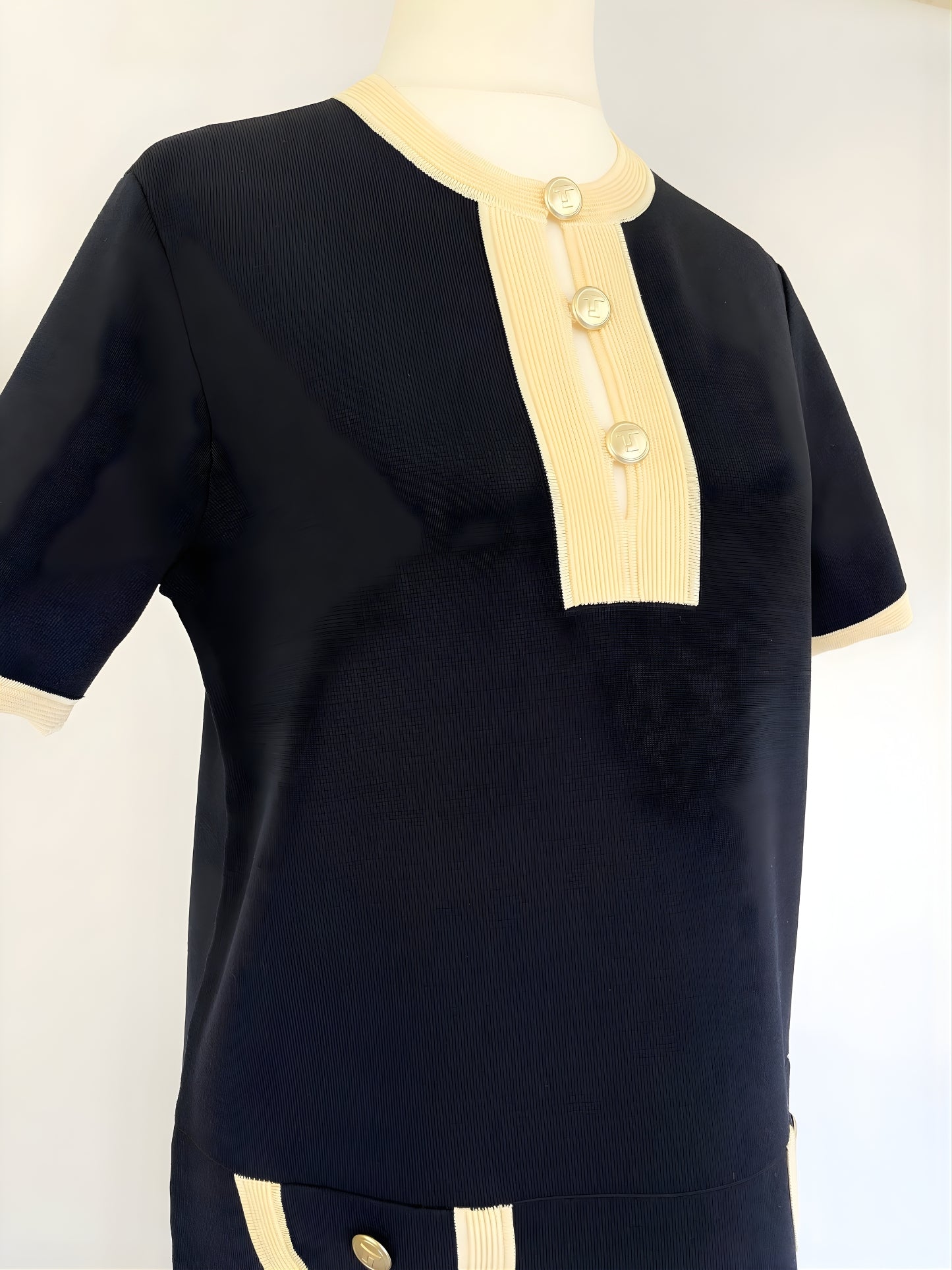Roller Two-Tone Dress