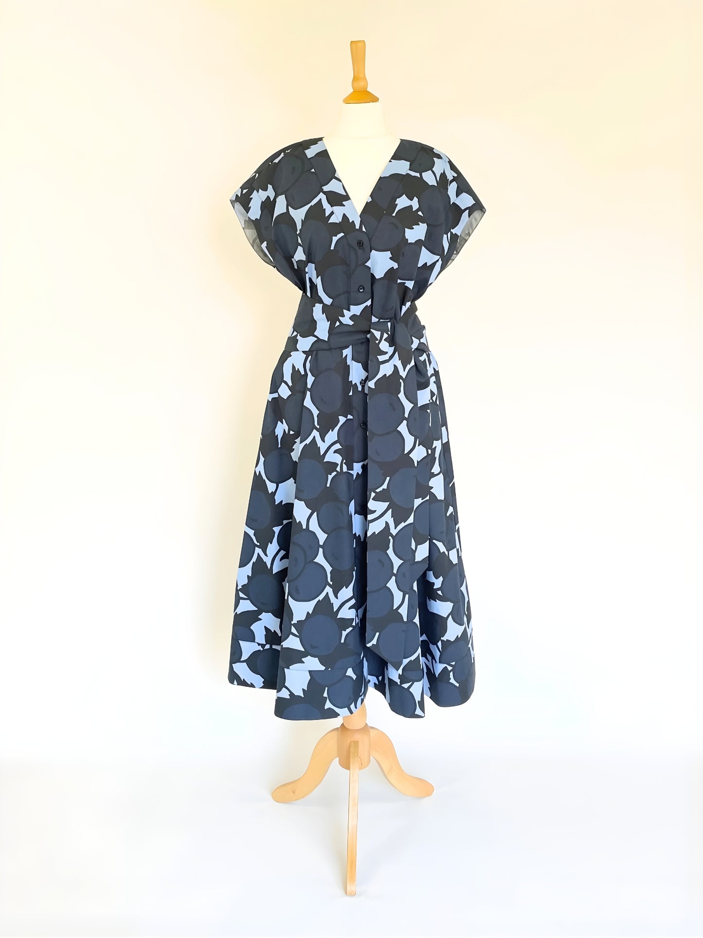 Rosia Blue "Cherries" Print Dress
