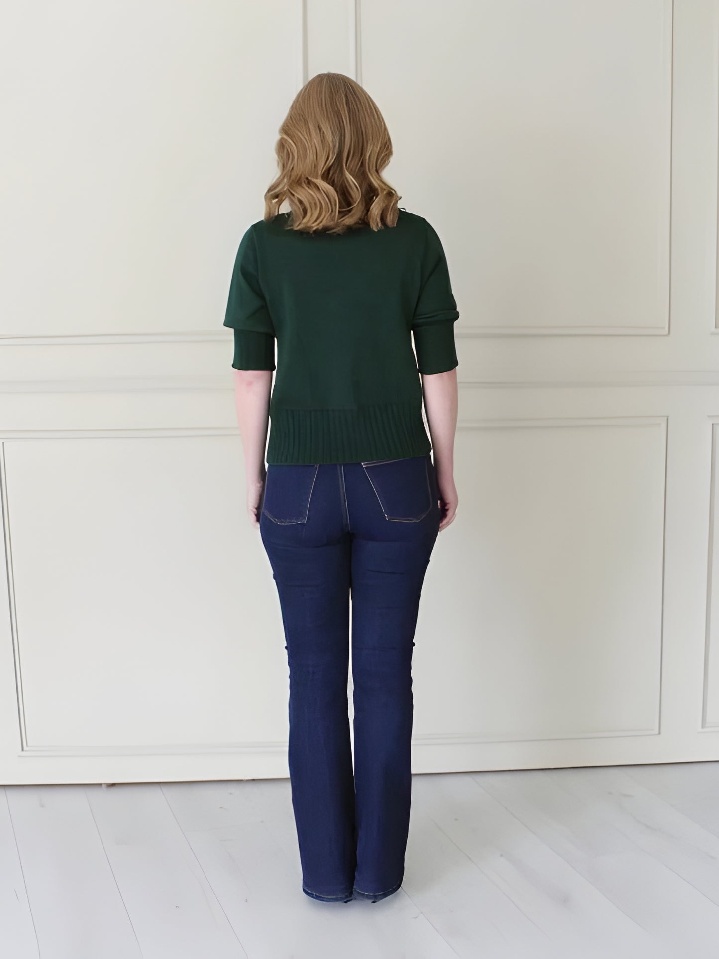Short Sleeve Turtleneck Jumper