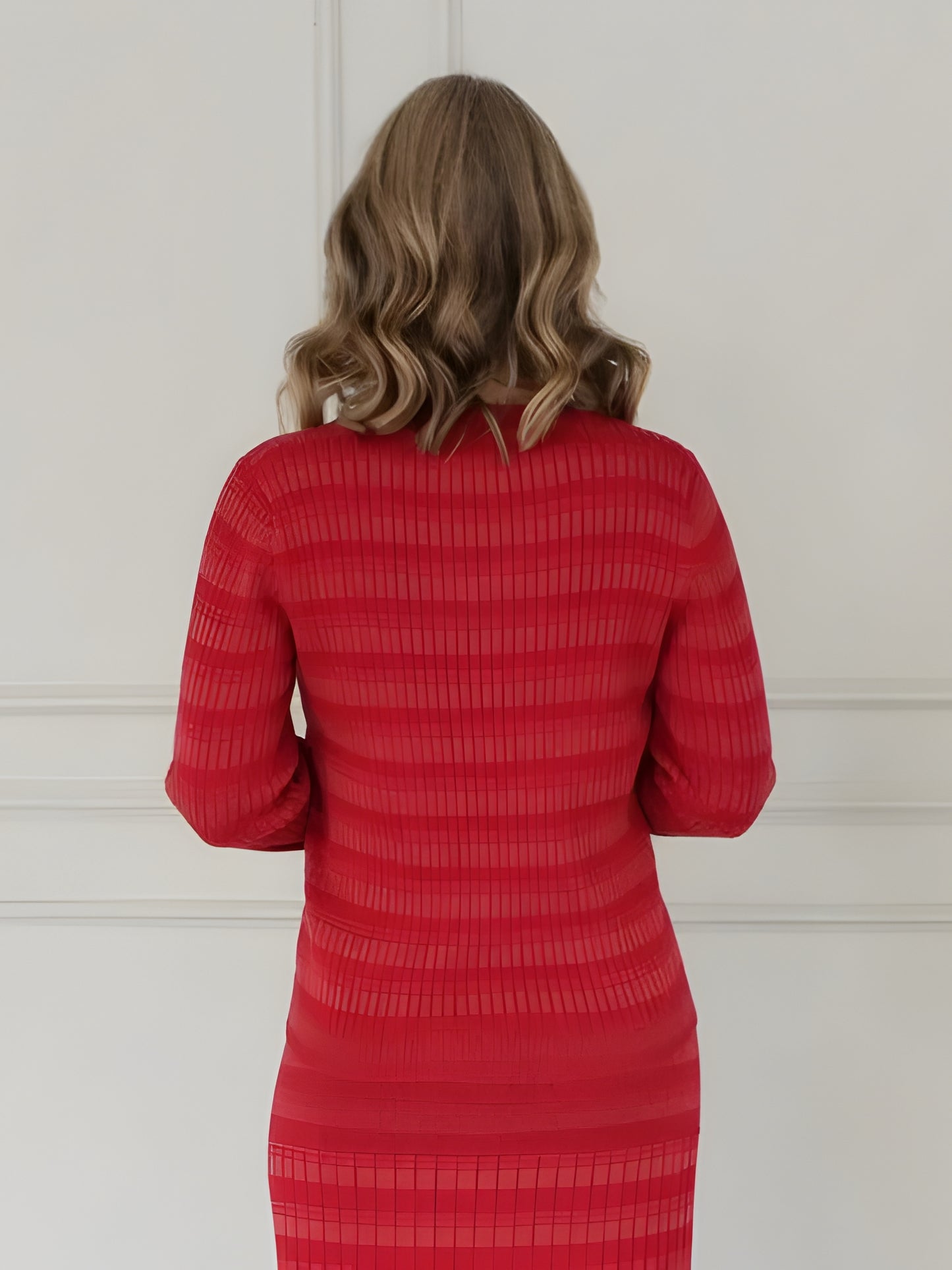 V-Neck Striped Jumper